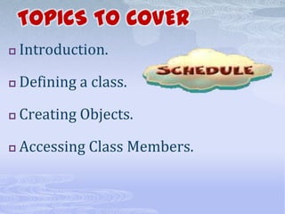 Classes, objects in JAVA | PPT