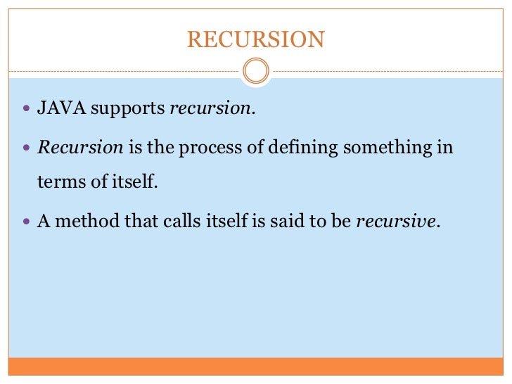 Classes objects in java
