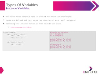 Python programming : Classes objects | PDF