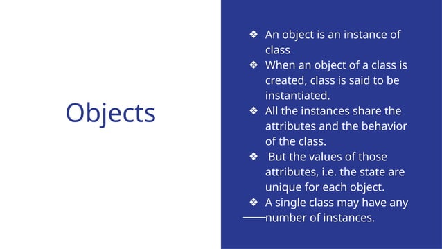 Classes and Objects _ | PPT