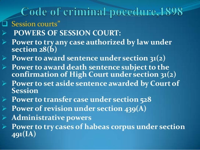 Image result for powers of session court