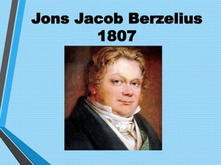 Jons Jacob Berzelius
1807
 