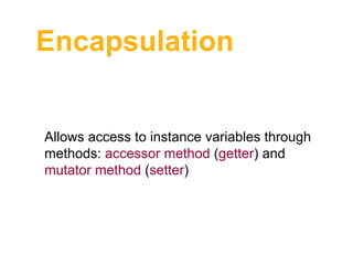 Classes revision | PPT