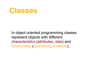 Classes revision | PPT