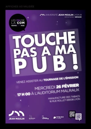 AFFICHES A3 VALIDÉE
 