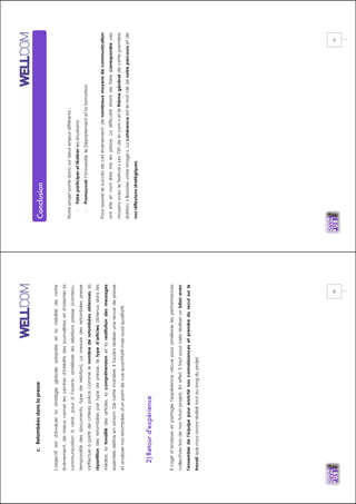 !
!
!20!
c.Retombéesdanslapresse
L'objectifestd'évaluerlastratégieglobaleadoptéeetlavisibilitédenotre
événement,demieuxcernerlescentresd'intérêtsdesjournalistesetd'orienterla
communicationàvenir,pouràl'avenir,améliorerlesrelationspresse(contenu,
temporalitédesdocuments,typederelation).Lamesuredesretombéespresse
s'effectueàpartirdecritèrespréciscommelenombrederetombéesobtenues,la
répartitiondesretombéespartypedepresse,letyped’articlesobtenusdansles
médias,latonalitédesarticles,lacompréhensionetlarestitutiondesmessages
essentielsdéfinisenamont.Decettemanière,ilfaudraréaliserunerevuedepresse
etanalysernosretombéesd'unpointdevuequantitatifmaisaussiqualitatif.
2)Retourd'expérience
Ils'agitd’analyseretpartagerl'expériencevécuepouraméliorerlesperformances
collectiveslorsdenosfutursprojets.Eneffet,ilfautpourcelaréaliserunbilanavec
l'ensembledel'équipepourenrichirnosconnaissancesetprendredureculsurle
travailquenousavonsréalisétoutaulongduprojet.
!
!
!21!
Conclusion
Notreprojetportedoncsurdeuxenjeuxdifférents:
%Faireparticiperetfédérerlesétudiants
%Promouvoirl’Université,leDépartementetlaformation
Pourassurerlesuccèsdecetévénement,denombreuxmoyensdecommunication
ontétéetvontêtremisenplace.Ladifficultéétantdefairecorrespondreces
moyensaveclefestival«Les72hdelacom»etlethèmegénéraldecettepremière
édition,«Boostezvotreimage».Lacohérenceestlemotclédenotreparcoursetde
nosréflexionsstratégiques.
 