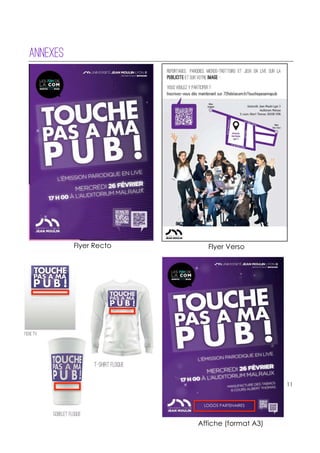 !
!
!
11!
!
!
!
!
Annexes
!
LOGOS PARTENAIRES
Affiche (format A3)
LOGOS PARTENAIRES
Flyer Recto Flyer Verso
 
