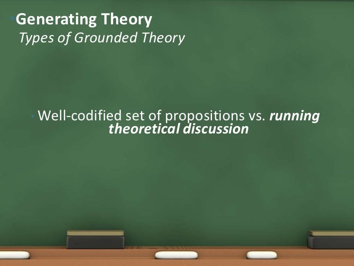 Grounded Theory Presentation