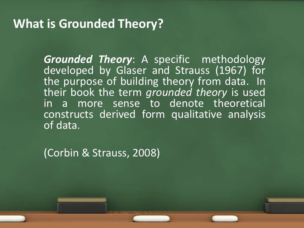 grounded theory in qualitative research slideshare