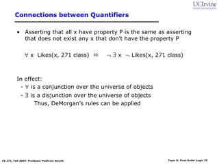 Class first order logic | PPT