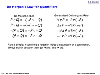 Class first order logic | PPT