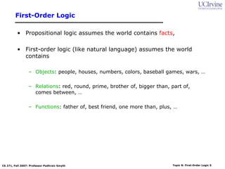 Class first order logic | PPT