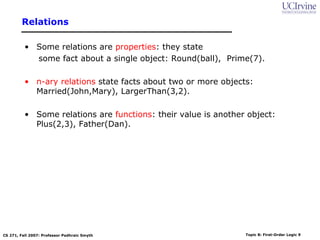 Class first order logic | PPT