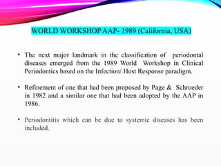 Classfn PPT.pptx classification of periodontitis | PPTX