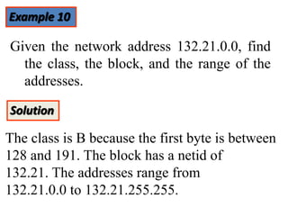 Classful_addressing_Class for IP Addressing | PPT