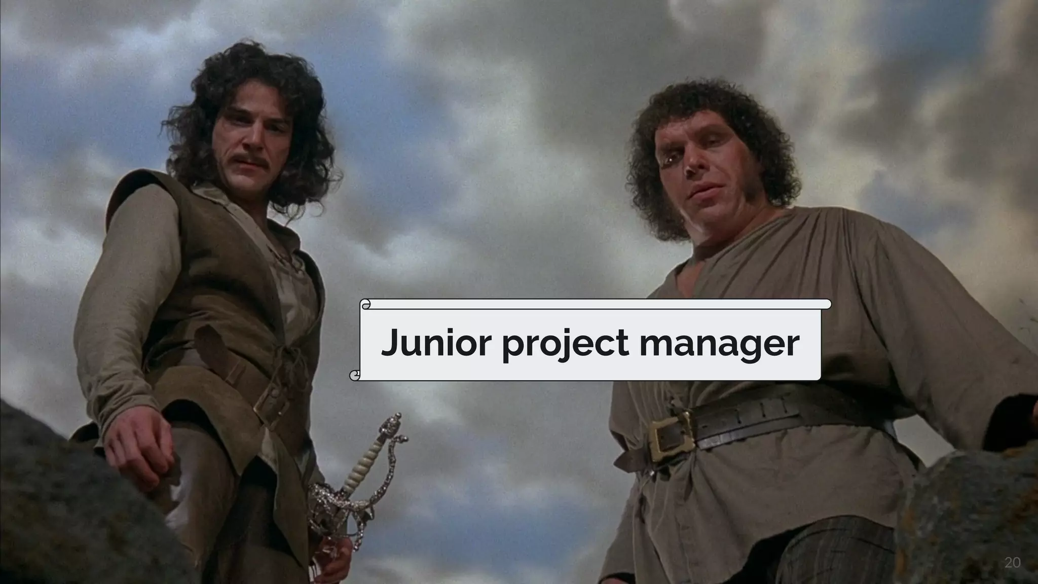 20
Junior project manager
 