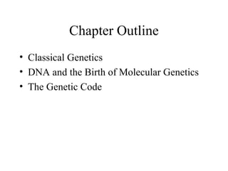 Classical and modern genetics | PPT