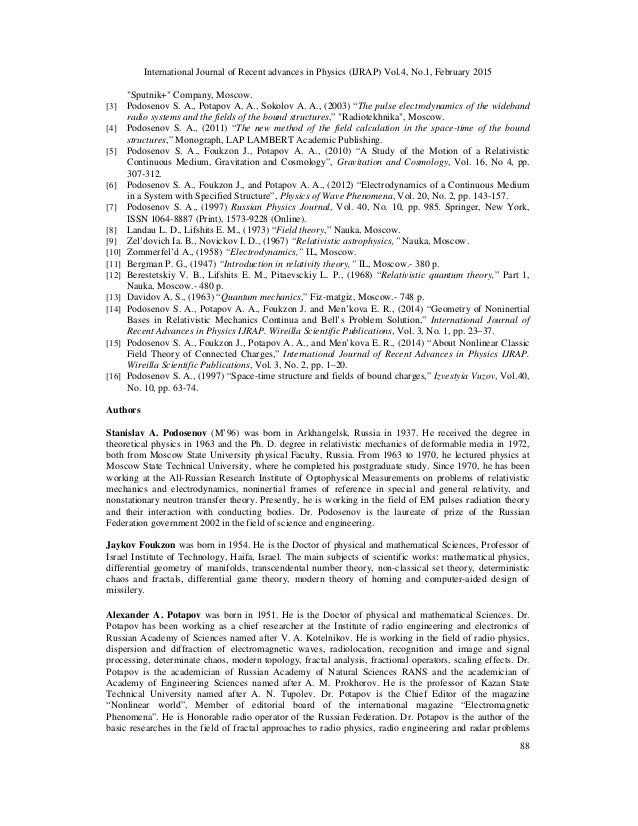 Classical charged particles