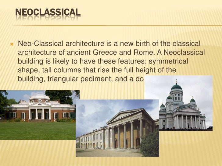 name of neoclassical style of architecture with some egyptian