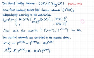 Classical communication over quantum channel | PDF