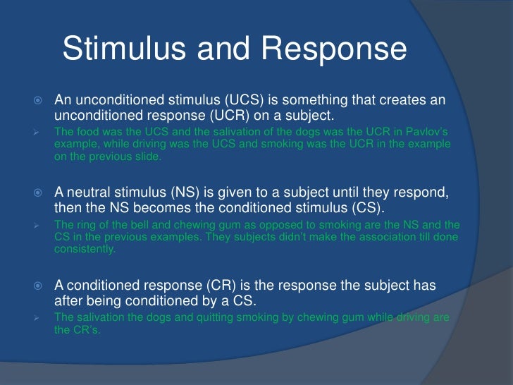 Classical conditioning