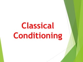 Classical
Conditioning

 