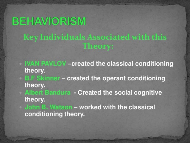 pavlov classical conditioning theory pavlov classical conditioning theory