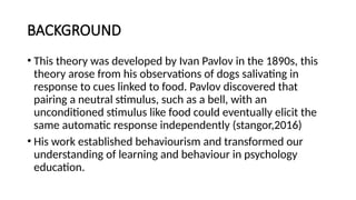 CLASSICAL CONDITIONING THEORY GROUP 2.pptx