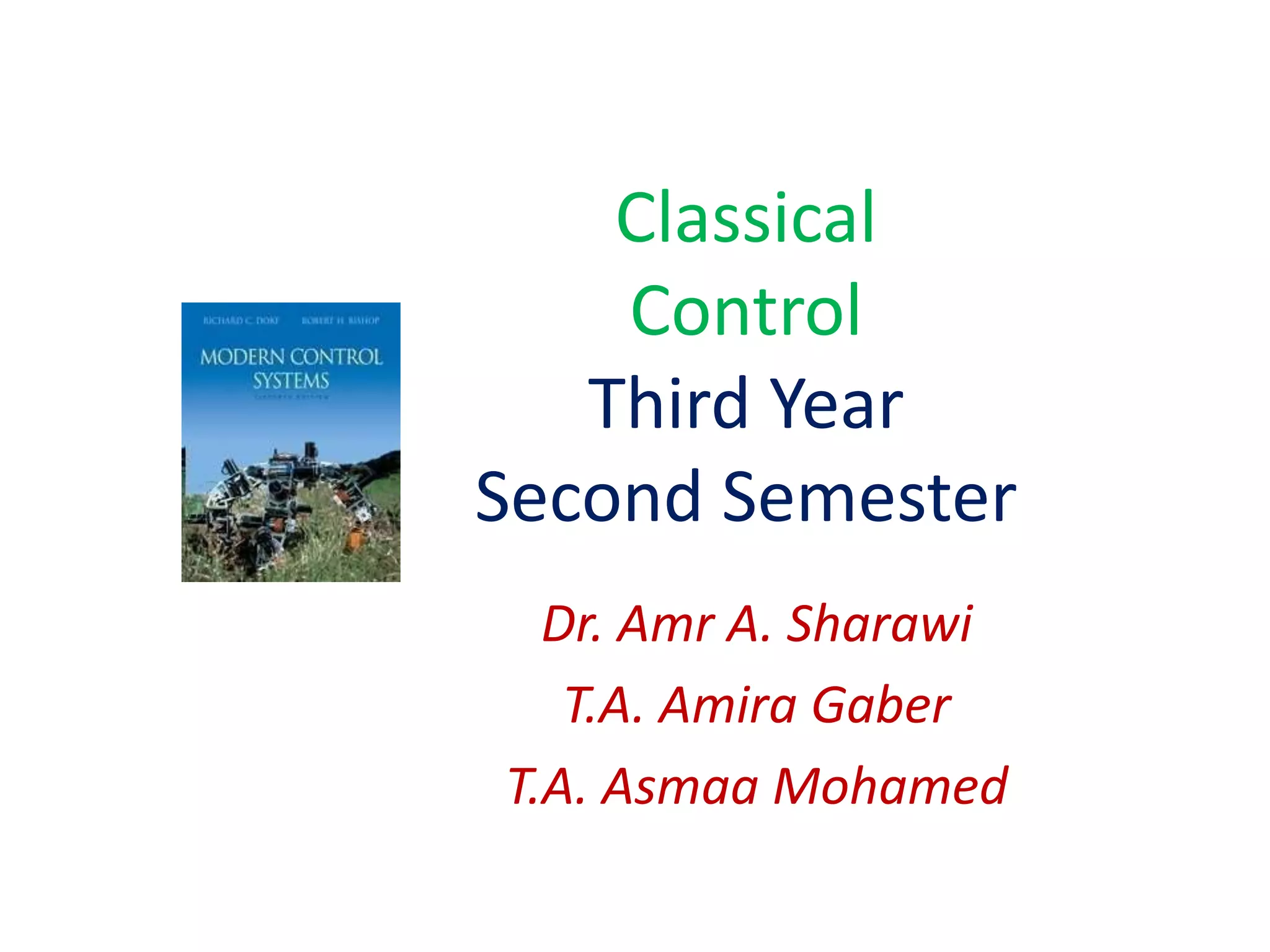 Classical control 2(1) | PPTX