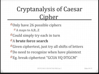 Classical cryptography | PPT