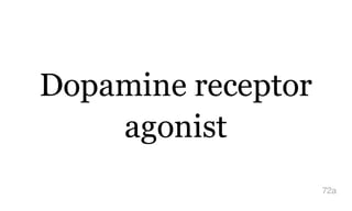 Dopamine receptor
agonist
72a
 