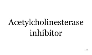 Acetylcholinesterase
inhibitor
73a
 