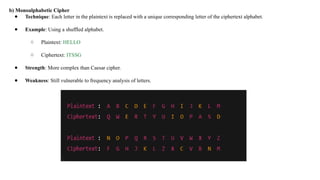 Classical Encryption Techniques with example | PPTX