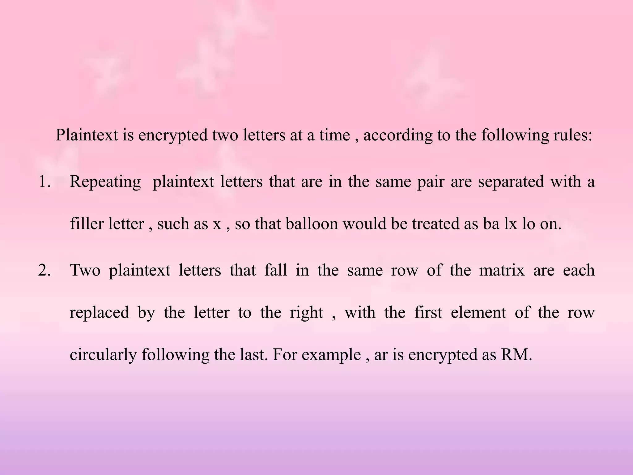 Classical encryption techniques | PPTX | Information and Network ...