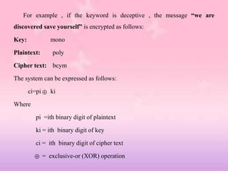 Classical encryption techniques | PPTX