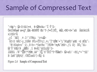 Sample of Compressed Text
 