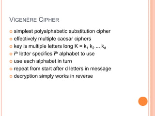 Classical encryption techniques | PPT