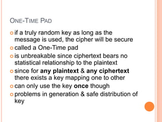 Classical encryption techniques | PPT