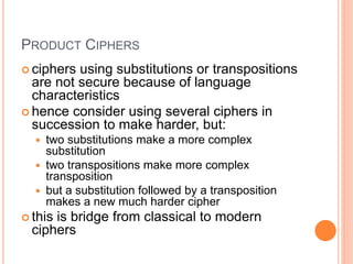 Classical encryption techniques | PPT