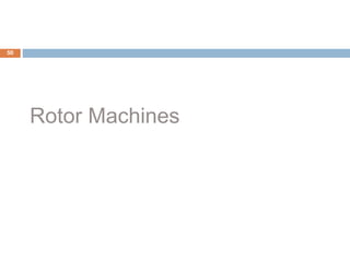 Rotor Machines
50
 