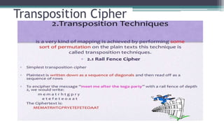 Classical Encryption Techniques | PPTX