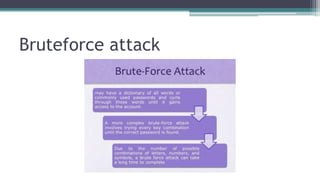 Bruteforce attack
 