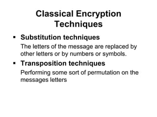 Comprehensive Overview of Classical Encryption Techniques and ...