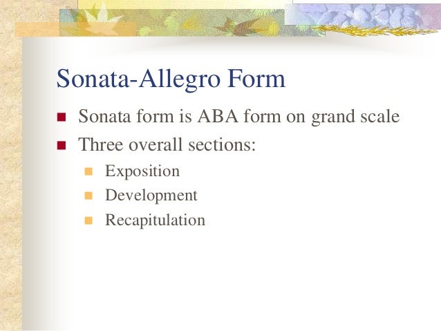classical forms aba form