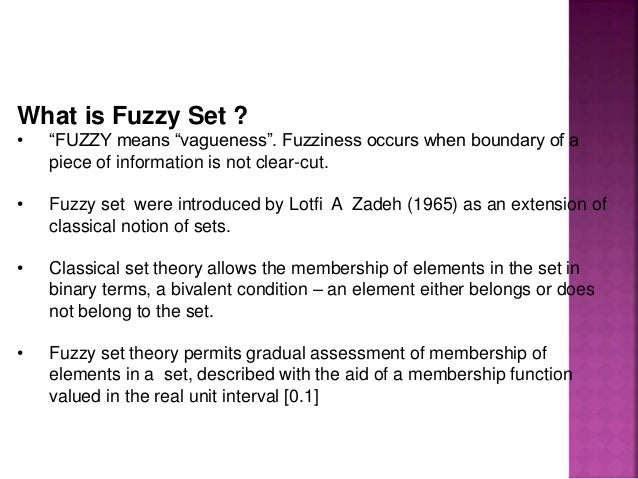 fuzzy sets and fuzzy logic ppt Fuzzy logic in artificial intelligence with example in hindi.