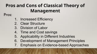 Classical Management Theory on Education.pptx