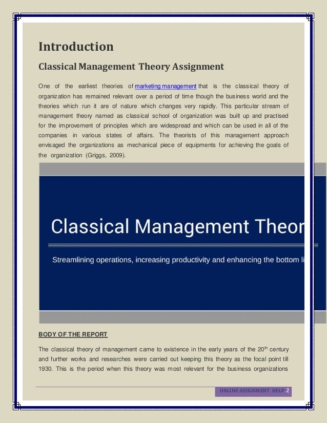 management theories