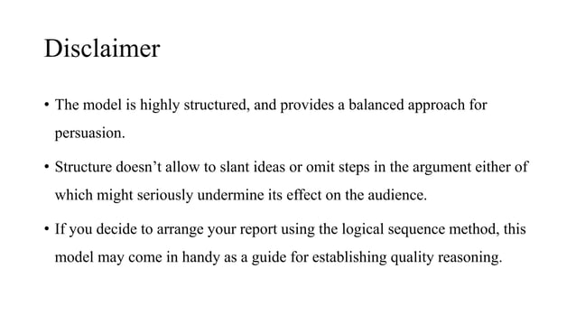 Classical model of argument pptx