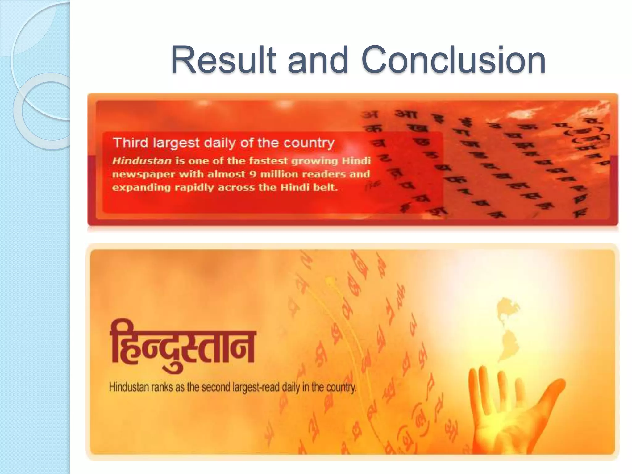 Result and Conclusion
 