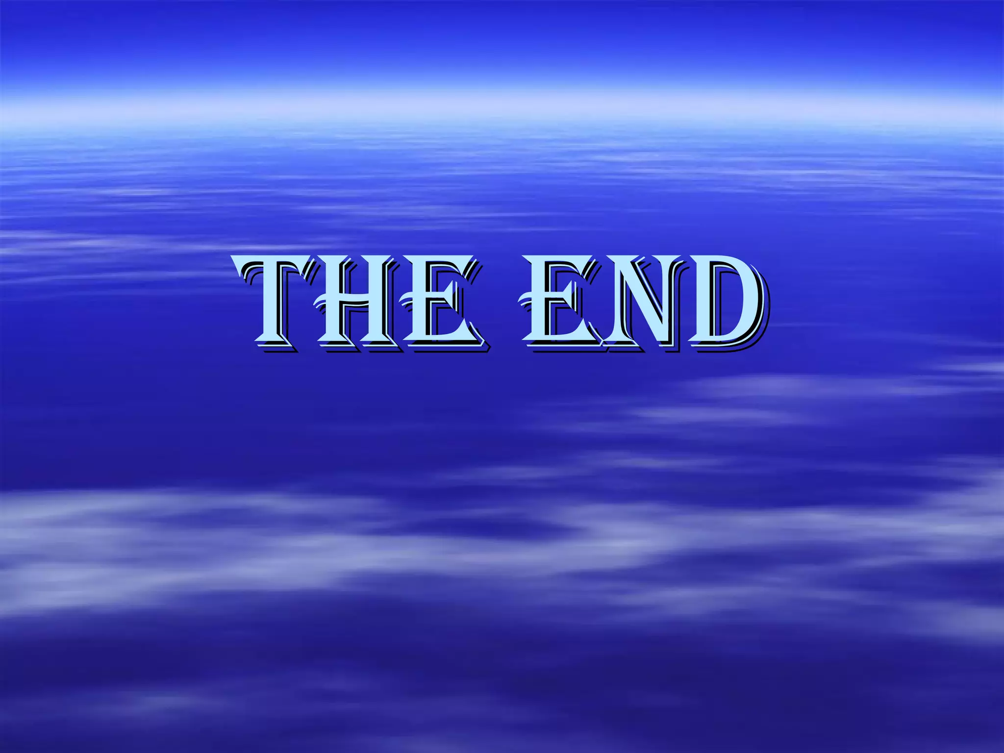 THE END 
